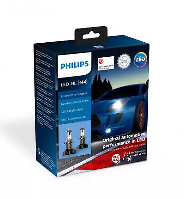 Philips X-tremeUltinon gen2 LED H4 11342 XUW 12V 22W X2 &