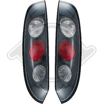 Coppia Fari posteriori tuning style Corsa C 00-06 Trasparenti Neri