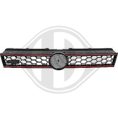Griglia Anteriore Frontale Radiatore POLO 2014-2017 LOOK GTI nera/rossa