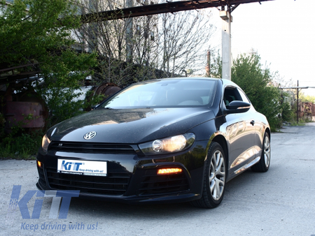 Body KIT estetico stile R TUNING SCIROCCO 2008   2014 paraurti minigonne drl pdc