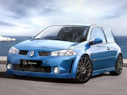 Paraurti Anteriore Tuning VEGA inclusi faretti MEGANE II 3/5 porte 02-06