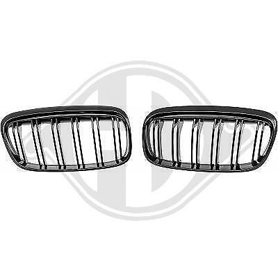 Calandra griglia TUNING Serie2 Tourer Active 2015-2017 nera lucida doppi lis