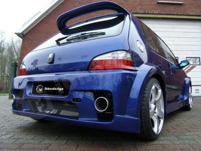 Coppia allargamenti parafanghi posteriore WIZARD 'ALLARGATO' 106 MK II (