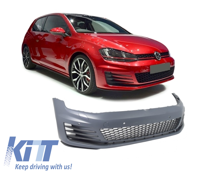 Paraurti anteriore tuning Golf VII Golf 7 2013- stile GTI look abs con sensori