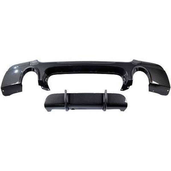 PARAURTI POSTERIORE DIFFUSORE COMPATIBILE CON BMW. E92,