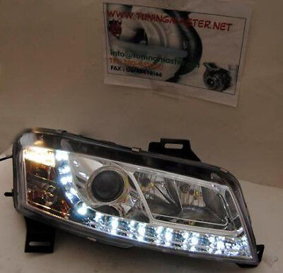 Coppia Fari Fanali Anteriori STILO 3pt dayline dragonlight daylight CROMATI