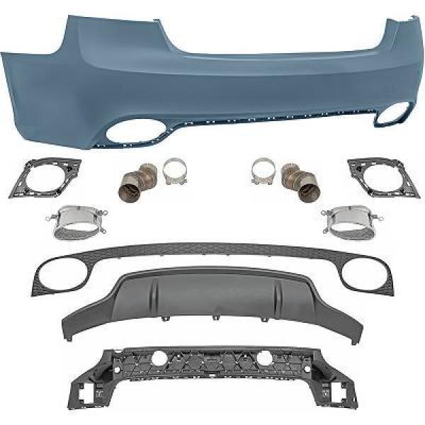 PARAURTI SPORTIVO POSTERIORE. A5, 07-16 LOOK RACING,