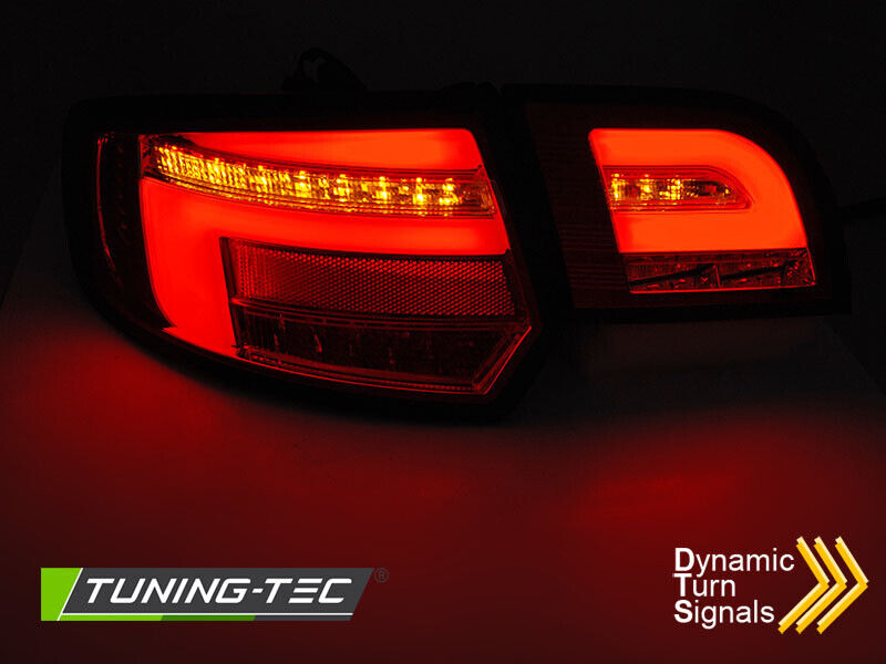 COPPIA SET FARI POSTERIORI TUNING LED  A3 8P 2008-2012 SPORTBACK fibra dinamica