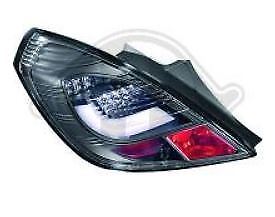 Coppia Set Kit Fari Fanali Posteriori Tuning LED Corsa D 3 porte 06-14 nero