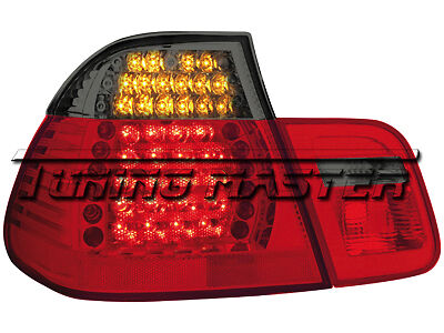 Fari Posteriori LED Serie 3 E46 Berlina Rossi/Fumè
