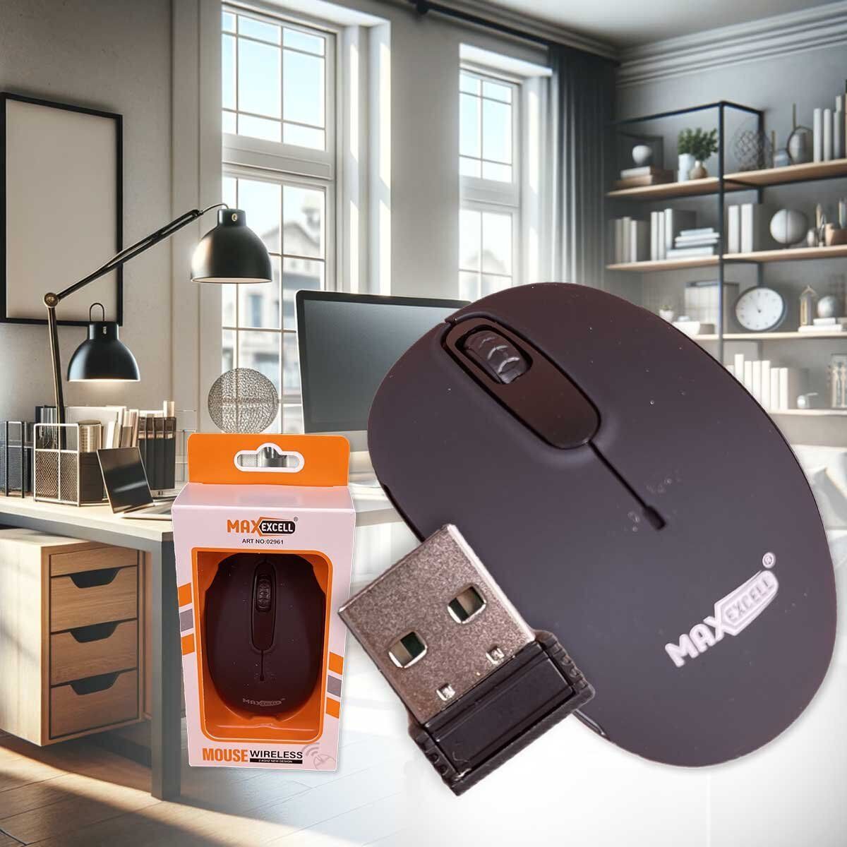 Mouse Wireless da Ufficio Lavoro Navigare Senza Filo con Design Leggera e
