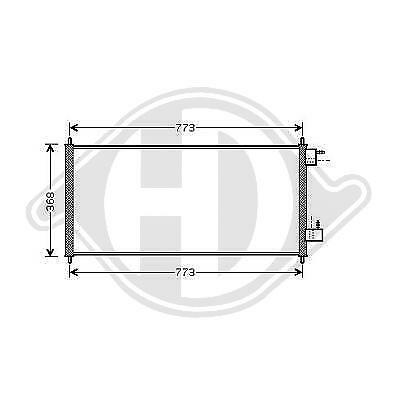 Condensatore TRANSIT TOURNEO CONNECT 02-09 1.8i/1.8 TDCi 4488406 747x360
