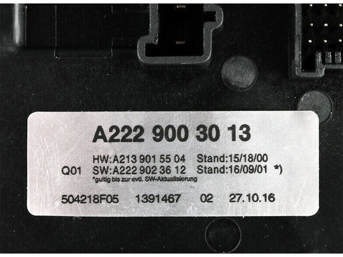 Modulo Centralina Led Headlight A2229003013 Per W222 W213 W238 S Class Dopo 201
