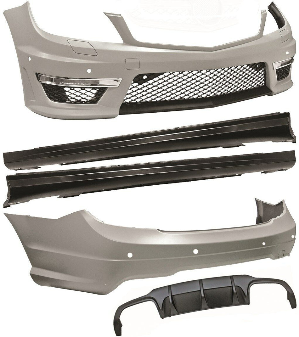 BodyKit Classe C W204 07-14 Facelift C63 AMG