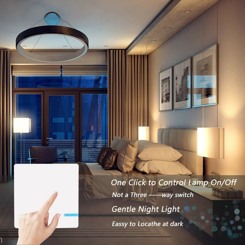 Kit Interruttore Da Parete Ricevitore Wireless WiFi 220V Compatibile Con Amazon