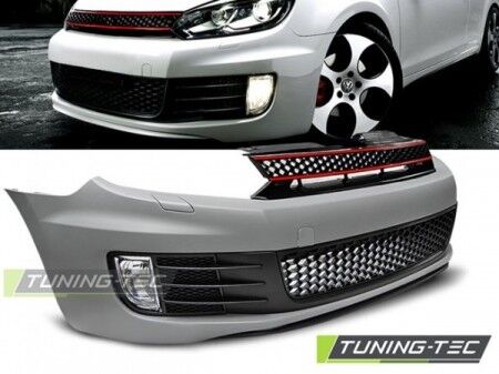 Paraurti Anteriore Tuning GOLF 6 Look GTI STYLE 2008 > 2012 ABS