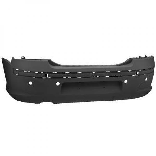 Paraurti posteriore 407 04-08 berlina verniciabile per sensori
