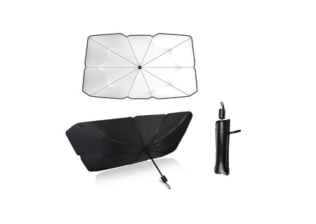 Ombrello Parasole Auto per Parabrezza 125X65cm <ul><li>Efficace protezione dal