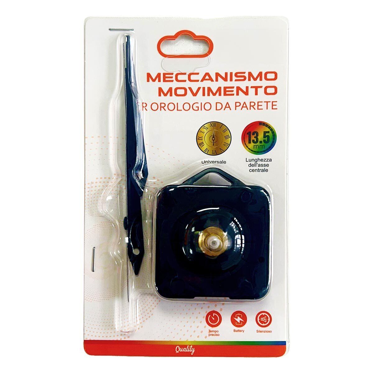 Orologio con Movimento al Quarzo Silenzioso Mani Stile Antiche Lunghezza