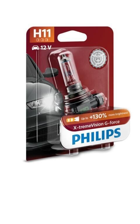 Philips H1! X-tremeVision G-Force 12V55W PGJ19-2 B1 &