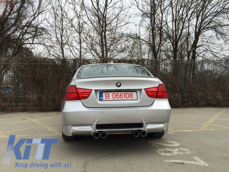 Paraurti posteriore Serie 3 E90 (2004-2011) scarico Medio M3 look no pdc