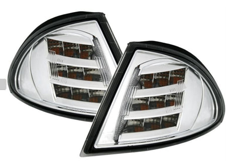 Coppia frecce anteriori TUNING Serie 3 E46 98 - 01 limo + touring cromo led