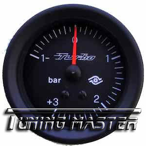 Manometro Strumento 52mm ROAD ITALIA VDO Style Pressione Turbo -1+3 BAR