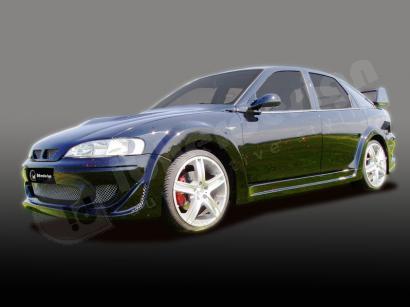 Coppia allargamenti parafanghi anteriori DTM 'ALLARGATO' VECTRA B 95->02 3/