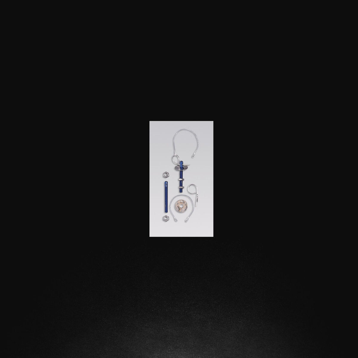 COPPIA GANCI COFANO ALLUMINIO EB/480