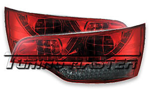 Coppia Set Fari Fanali Tuning Posteriori a LED Q7 Rossi 2005 -> 2009