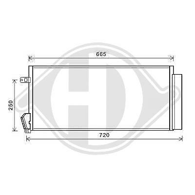 Condensatore clima DOBLO 01/2010 Combo 13/1.6 CDTi