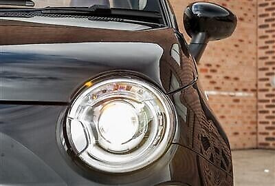 Coppia Fari Fanali Anteriori TUNING 500 07-15 LENTICOLARI OTTICA XENO LOOK