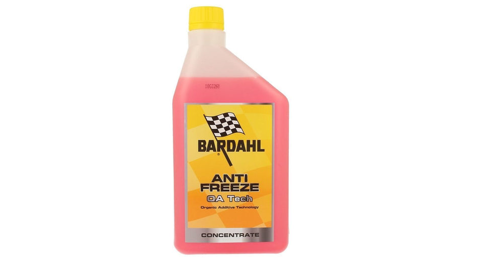 BARDAHL Refrigerante Antifreeze OA Tech Antigelo Rosso Red Concentrato -37° 1 Lt
