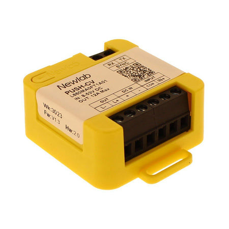 NEWLAB PUSH-CV Led Dimmer 12V 24V 48V 12A Con Pulsante N.O. 0-10V 1-10V