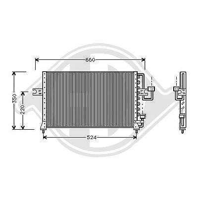 Condensatore clima ACCENT 10/1995