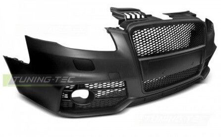 Paraurti Anteriore Tuning A4 2004-2008 look RS STYLE Nero abs + griglia