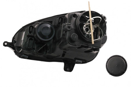 Coppia Fari Fanali anteriori Tuning GOLF V 5 2003-2009 Stile GTI NERO Alogeni H7