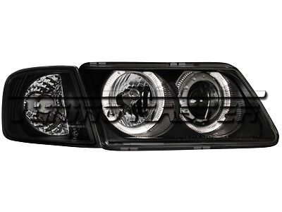 A3 8L 96->00 Fari Anteriori Angel Eyes Neri