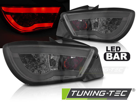 Fari Fanali tuning Posteriori LED fibra Ibiza 6J 2008-   Rossi solo tre porte !