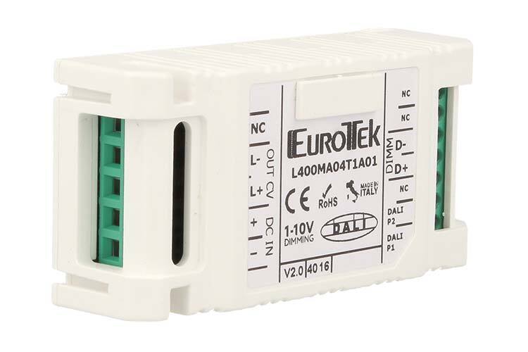 Newlab Led Dimmer Monocanale PWM 12A Controllato Da Pulsante N.O. 0-10V 1-10V