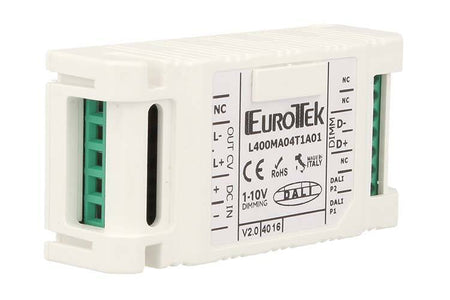 Newlab Led Dimmer Monocanale PWM 12A Controllato Da Pulsante N.O. 0-10V 1-10V