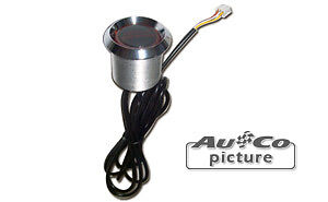 KIT Bottone Pulsante Push Start Button Engine Start + relè LED ROSSO accensione