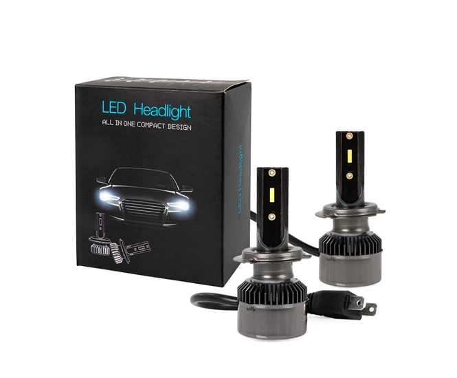 2 Lampade Led Coppia H7