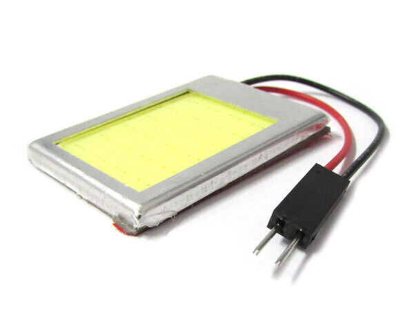 Pannello Lampada Led COB 24 Chip 12V 4,8W 38X27mm Siluro T11 Regolabile T10 W5W