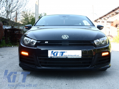 Body KIT estetico stile R TUNING SCIROCCO 2008   2014 paraurti minigonne drl pdc