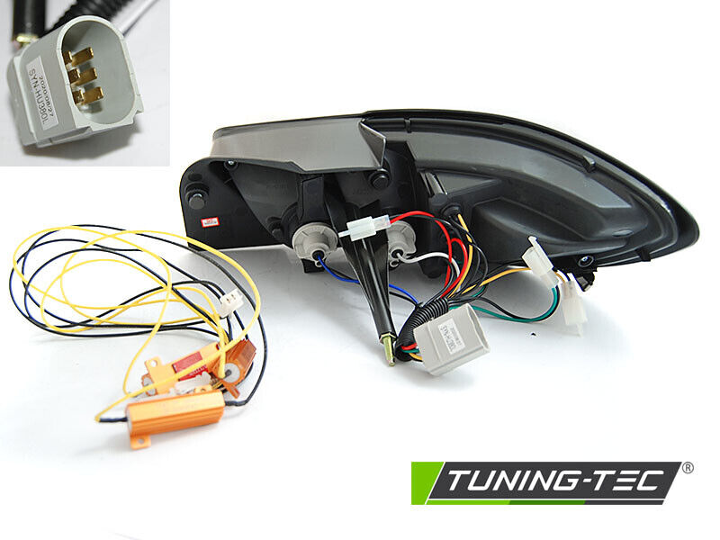 Fari Fanali tuning Posteriori LED fibra Ibiza 6J 2008-   Rossi solo tre porte !