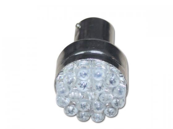 LED bulb for brake light / tail light with 19 LEDs 1157 (BAY15D) blue