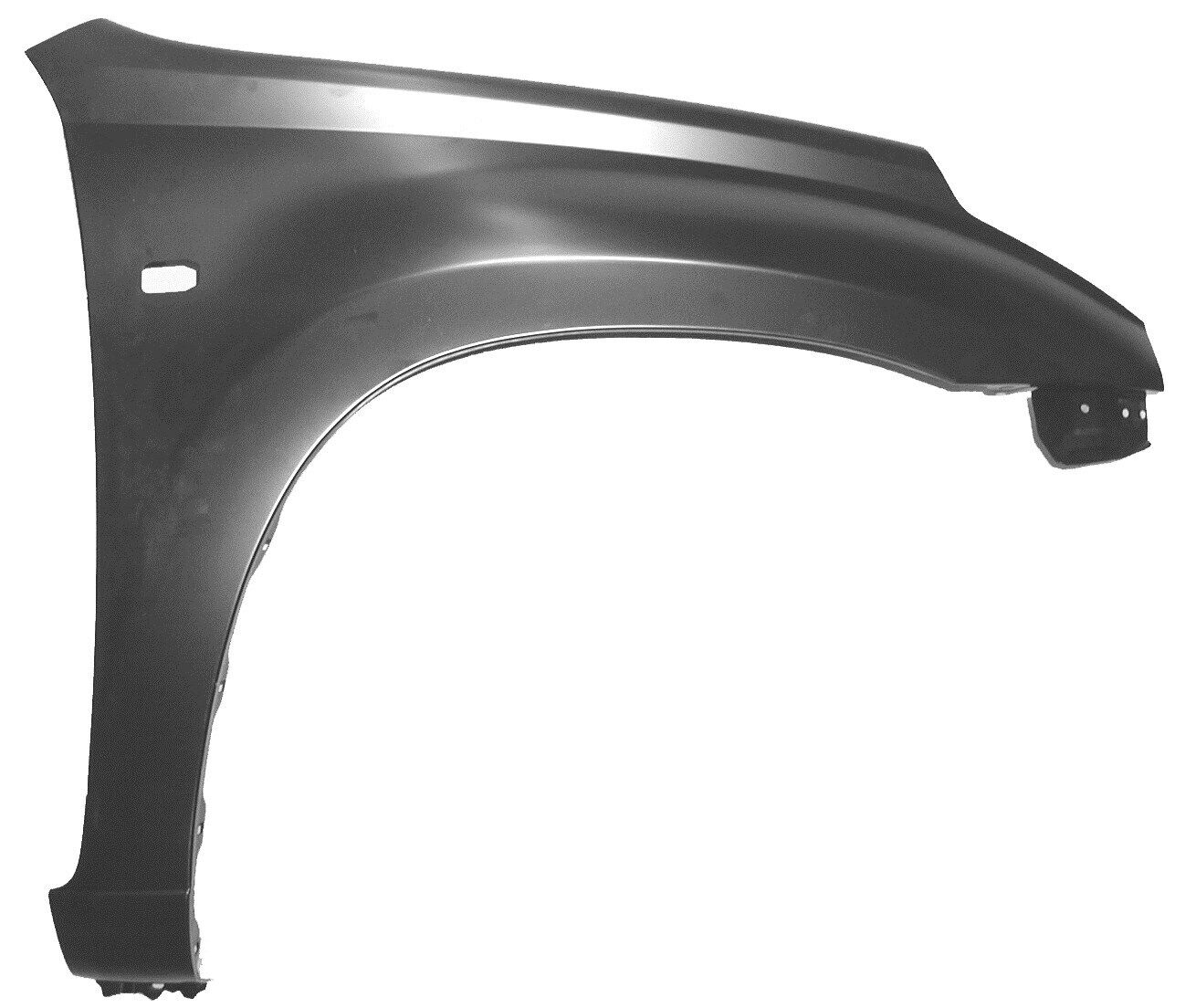 Parafango fianco fianchetto fiancata destro RAV 4 2000   2006 con foro freccia