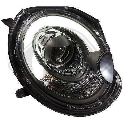 COPPIA Set Fari Fanali Anteriori TUNING R56 2006-2012 nero ALOGENI H9 + MOTORINO