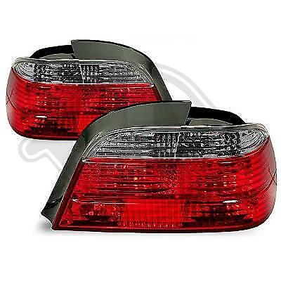 Coppia Set Fari Fanali posteriori Tuning Serie 7 E38 94->01 Rossi fumé